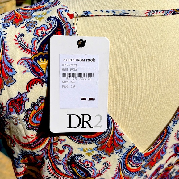 NWT DR2 by Daniel Rainn Paisley Dress - Picture 9 of 9